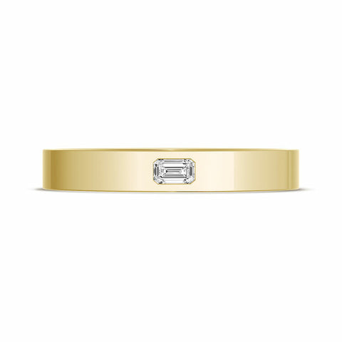 Tacori Bezel Set Diamond Wedding Band in High Polish 150-3.5YDSM