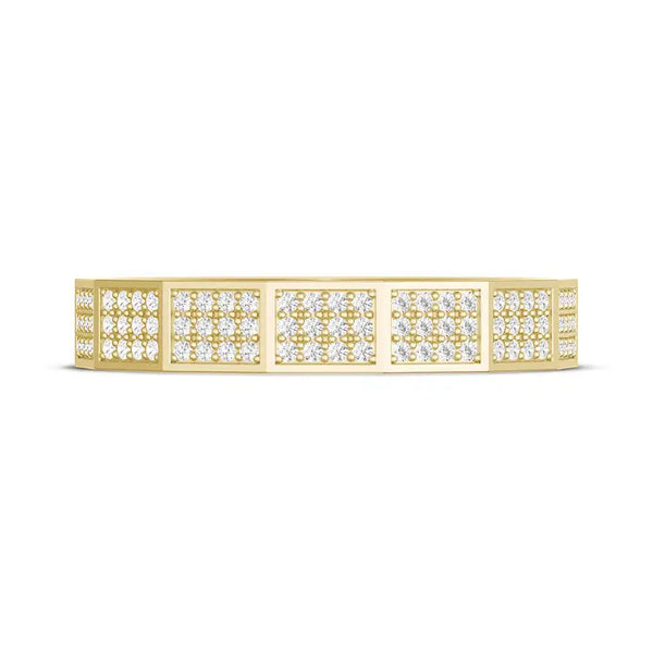Tacori Diamond Faceted 4mm Eternity Wedding Band 152-4YDSM