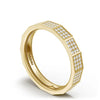 Tacori Diamond Faceted 4mm Eternity Wedding Band 152-4YDSM