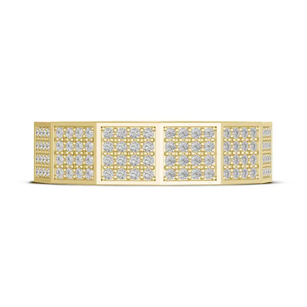Tacori Couple Diamond Faceted 6mm Eternity Wedding Band 152-6YDSM