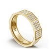 Tacori Couple Diamond Faceted 6mm Eternity Wedding Band 152-6YDSM