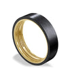 Tacori Titanium Two-Tone 6mm Flat Wedding Band 1576BTYMLG