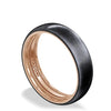 Tacori Titanium Two-Tone 6mm Round Wedding Band 1586BTRMLG