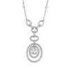 18K White Gold Diamond Necklace