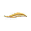 Estate 18K Yellow Gold Leaf Motif Pin / Brooch, 23.7gr