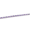 18K White Gold Amethyst and Diamond Ladies Tennis Bracelet, 11.22g