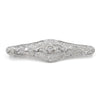 Pre-Owned 18K White Gold Diamond Brooch