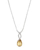 Alfieri & St. John Diamond Citrine Necklace