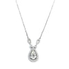 18K White Gold Diamond Pendant Necklace US922745801D