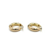 Estate 18K Yellow Gold Huggie Earrings, 3.7g