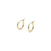 14K Yellow Gold Small Hoop Earrings, 0.7g