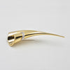 18K Yellow &amp; White Gold Diamond Floral Vase Boutonniere Brooch