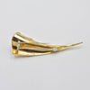 18K Yellow &amp; White Gold Diamond Floral Vase Boutonniere Brooch