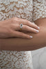 ALOR Open Oval Yellow Cable Diamond Ring 02-37-7018-11