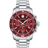 Movado Series 800 Chronograph Red Dial Men's Watch 2600194