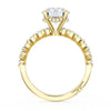 Tacori Sculpted Crescent Round Diamond Engagement Ring 266625RD9