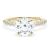 Tacori Sculpted Crescent Round Diamond Engagement Ring 266625RD9
