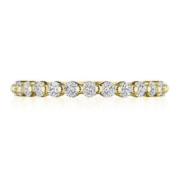 Tacori Sculpted Crescent Round Diamond Wedding Band 266634B34Y