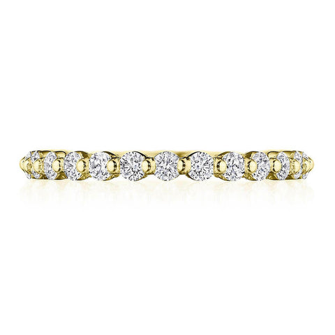 Tacori Sculpted Crescent Round Diamond Wedding Band 266634B34Y