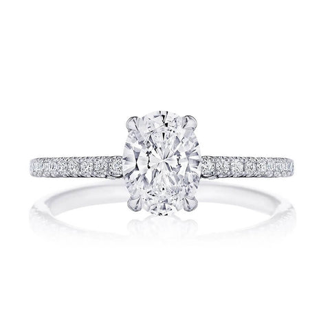 Tacori Half-Way Oval Solitaire Engagement Ring 267015OV11.5x8.5