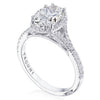 Tacori Dantela 1/2 Way Solid Bottom Diamond Engagement Ring 2672OV85X65W