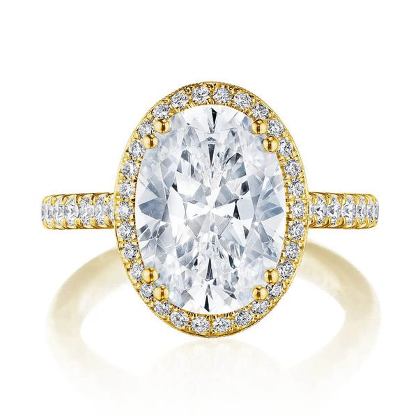 Tacori Dantela Oval Bloom Engagement Ring 269122OV125X9Y