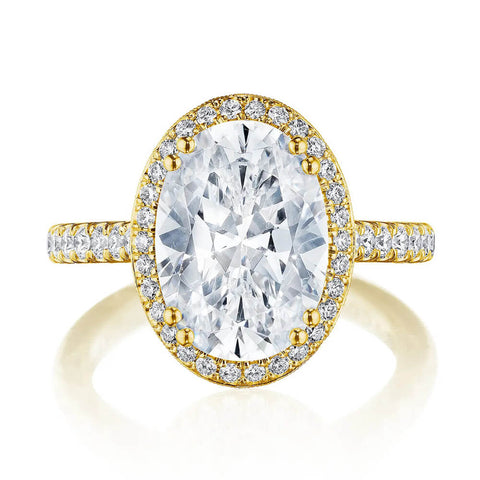 Tacori Dantela Oval Bloom Engagement Ring 269122OV125X9Y
