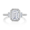 Tacori Emerald 3-Stone Engagement Ring 269217EC85X6