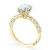 Tacori Sculpted Crescent 1/2 Way Oval Solitaire Engagement Ring 272828OV12.5X9Y