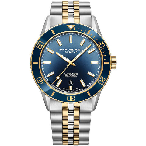 Raymond Weil Freelancer Diver Men's Two-Tone Watch 2775-SP3-50051
