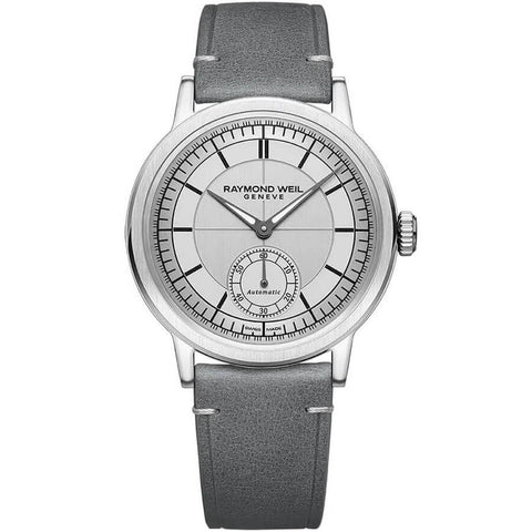 Raymond Weil Millesime Men's Silver Sector Dial Automatic Watch 2930-STC-65001