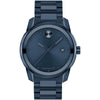 Movado BOLD Verso Blue Ion-plated Stainless Steel Men's Watch 3600862