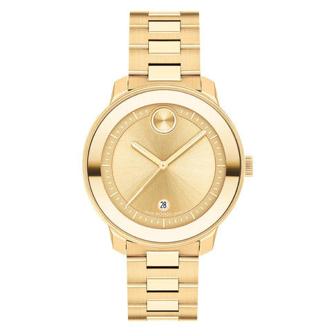 Movado BOLD Verso Pale Yellow Gold Ion-plated Women's Watch 3600750