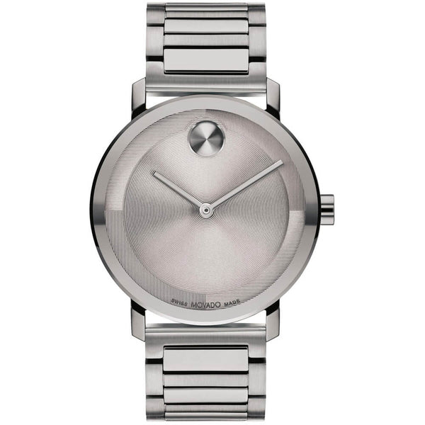 Movado BOLD Evolution 2.0 40mm Gray Dial Stainless Steel Bracelet Watch 3601096