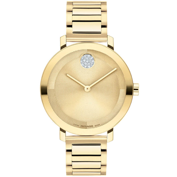 Movado BOLD Evolution 2.0 Yellow Gold Ion-Plated Women's Watch 3601106