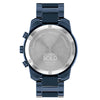 Movado BOLD Verso Chronograph Blue Ceramic Men's Watch 3601117