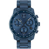 Movado BOLD Verso Chronograph Blue Ceramic Men's Watch 3601117