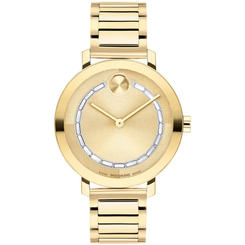 Movado BOLD Evolution 2.0 34mm Pale Gold Ionic-plated Women's Watch 3601218