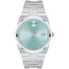 Movado BOLD Quest 40mm Blue Seafoam Dial Unisex Watch 3601243