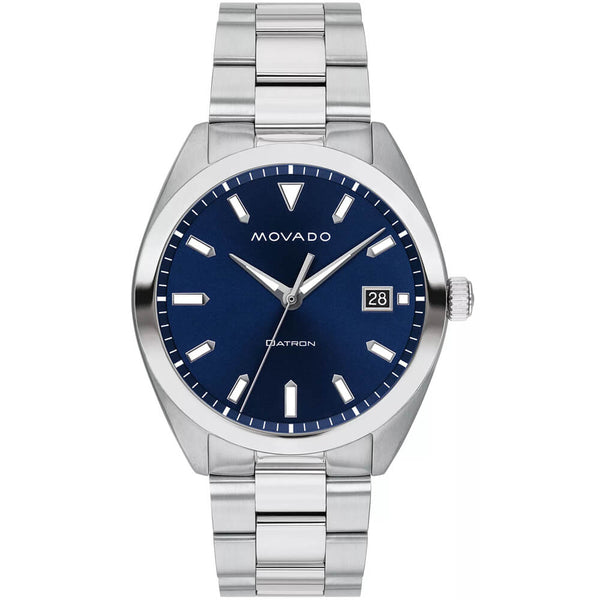 Movado Heritage Datron Blue Sunray Dial Men's Watch 3650056