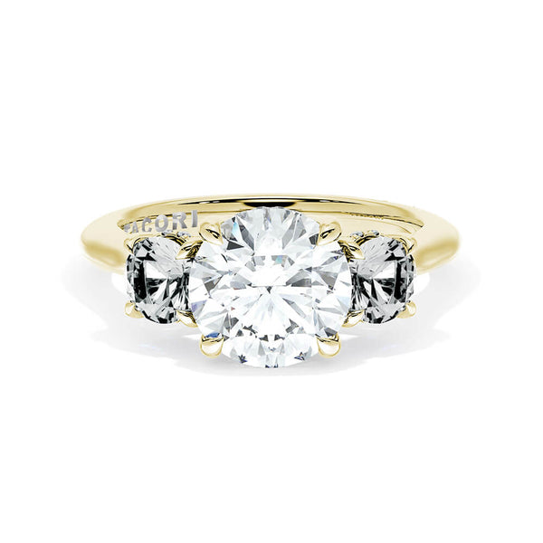 Tacori Founder's Collection Round 3-Stone Engagement Ring 41027RD8Y