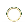 Tacori Emerald Cut Emerald 1/2 Way Band 419Y65EM12