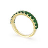 Tacori Emerald Cut Emerald 1/2 Way Band 419Y65EM12