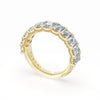 Tacori Founder's Collection Emerald Cut Diamond 1/2 Way Band 4206512