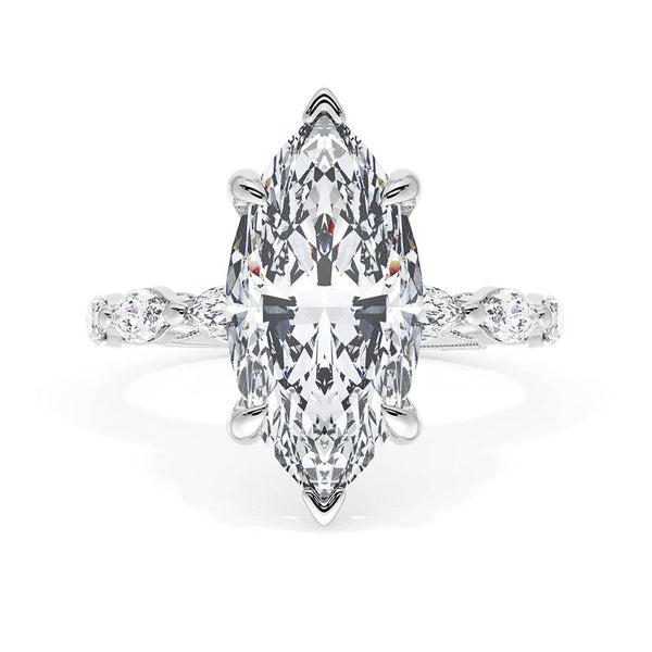 Tacori Sculpted Crescent Marquise Solitaire Engagement Ring 42228MQ16X8