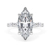 Tacori Sculpted Crescent Marquise Solitaire Engagement Ring 42228MQ16X8