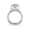 Tacori Sculpted Crescent Round Wide Band Solitaire Engagement Ring 4266RD9