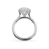 Tacori Round North/South Semi-Bezel Pavé-Intense Engagement Ring 436RD8