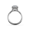Tacori Sculpted Crescent Marquise Petal-Crown Pavé Accent Solitaire 438MQ14.5X7.5