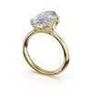 Tacori Sculpted Crescent Marquise Petal-Crown Pavé Accent Solitaire 438MQ13X6.5Y